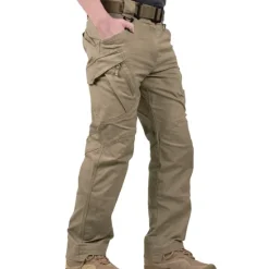 New OUKU Men's Cargo Pants Cargo Trousers Combat Trousers Tactical Pants Solid Color Ripstop Breathable Going out Streetwear Designer Casual Black Green