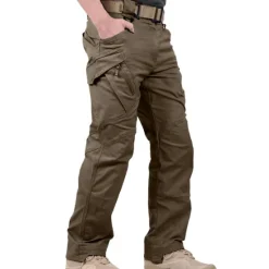 New OUKU Men's Cargo Pants Cargo Trousers Combat Trousers Tactical Pants Solid Color Ripstop Breathable Going out Streetwear Designer Casual Black Green