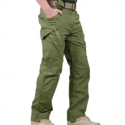 New OUKU Men's Cargo Pants Cargo Trousers Combat Trousers Tactical Pants Solid Color Ripstop Breathable Going out Streetwear Designer Casual Black Green