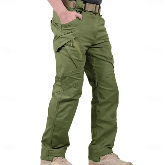 New OUKU Men's Cargo Pants Cargo Trousers Combat Trousers Tactical Pants Solid Color Ripstop Breathable Going out Streetwear Designer Casual Black Green