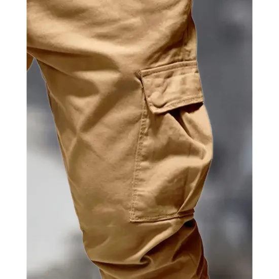 Clearance OUKU Men's Cargo Pants Cargo Trousers Pocket Plain Comfort Breathable Outdoor Daily Going out Fashion Casual Black Army Green