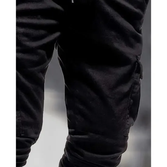 Clearance OUKU Men's Cargo Pants Cargo Trousers Pocket Plain Comfort Breathable Outdoor Daily Going out Fashion Casual Black Army Green
