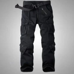 Discount OUKU Men's Cargo Pants Cargo Trousers Pocket Plain Comfort Breathable Outdoor Daily Going out Fashion Casual Gray Green Yellow camouflage