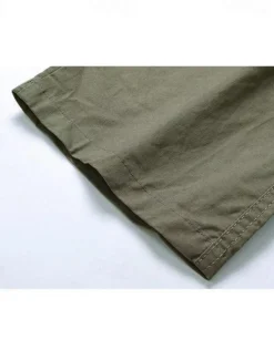 New OUKU Men's Cargo Pants Cargo Trousers Trousers Drawstring Elastic Waist 6 Pocket Plain Comfort Outdoor Daily Going out 100% Cotton Fashion Streetwear Black Yellow Light Grey
