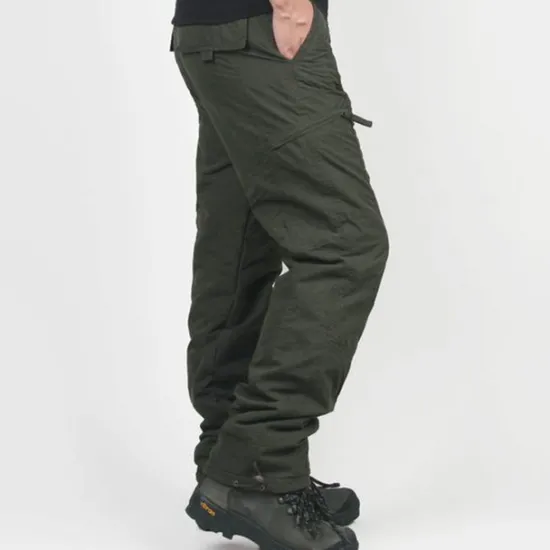 Best OUKU Men's Cargo Pants Cargo Trousers Combat Trousers Winter Pants Pocket Plain Comfort Breathable Outdoor Daily Going out Fashion Casual Black Green