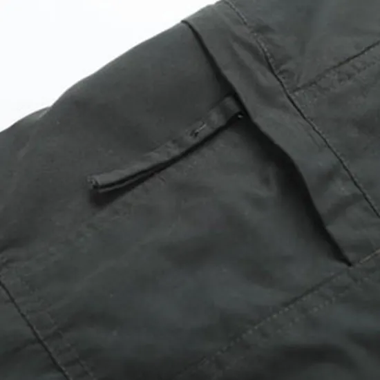 Best OUKU Men's Cargo Pants Cargo Trousers Combat Trousers Winter Pants Pocket Plain Comfort Breathable Outdoor Daily Going out Fashion Casual Black Green