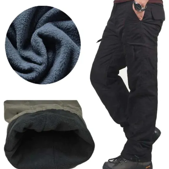 Best OUKU Men's Cargo Pants Cargo Trousers Combat Trousers Winter Pants Pocket Plain Comfort Breathable Outdoor Daily Going out Fashion Casual Black Green