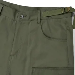 Hot OUKU Men's Cargo Pants Cargo Trousers Flap Pocket Plain Comfort Breathable Outdoor Daily Going out Fashion Casual Army Green