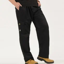 OUKU Men's Cargo Pants Cargo Trousers Combat Trousers Pocket Plain Comfort Breathable Outdoor Daily Going out Fashion Casual Army Yellow Black
