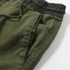 OUKU Men's Cargo Pants Cargo Trousers Patchwork Buttons Drawstring Camo Camouflage Wearable Outdoor Daily Camping & Hiking Fashion Classic Black Army Green