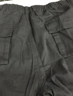 OUKU Men's Cargo Pants Cargo Trousers Combat Trousers Pocket Plain Comfort Breathable Outdoor Daily Going out Casual Big and Tall Black Green