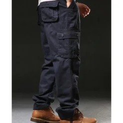 Sale OUKU Men's Cargo Pants Cargo Trousers Hiking Pants Pocket Plain Comfort Breathable Outdoor Daily Going out Fashion Casual Army Yellow Black Micro-elastic