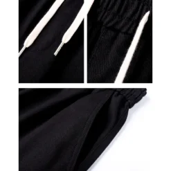Best OUKU Men's Cargo Pants Cargo Trousers Joggers Trousers Drawstring Elastic Waist Multi Pocket Graphic Prints Breathable Soft Casual Daily Fashion Streetwear Black Gray