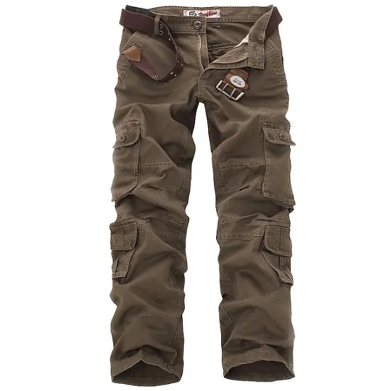 Clearance OUKU Men's Cargo Pants Cargo Trousers Combat Trousers Hiking Pants Pocket Plain Comfort Breathable Outdoor Daily Going out Fashion Casual Black Army Green