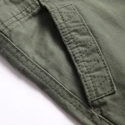 OUKU Men's Cargo Pants Cargo Trousers Hiking Pants 6 Pocket Plain Comfort Breathable Outdoor Daily Going out Fashion Casual Gray Green Army Yellow Micro-elastic