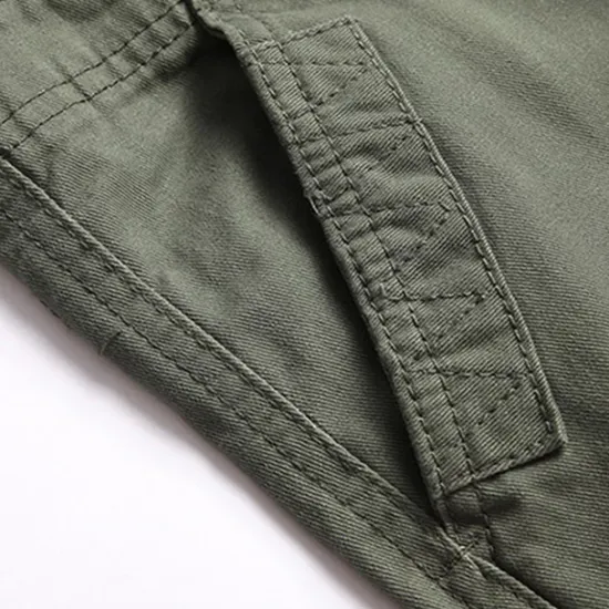 OUKU Men's Cargo Pants Cargo Trousers Hiking Pants 6 Pocket Plain Comfort Breathable Outdoor Daily Going out Fashion Casual Gray Green Army Yellow Micro-elastic