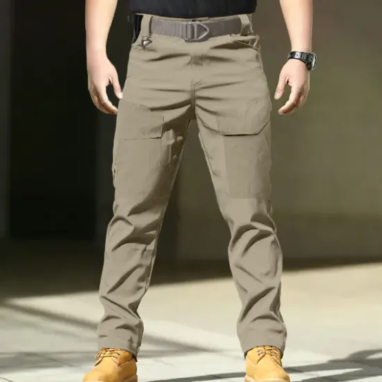 Clearance OUKU Men's Cargo Pants Combat Trousers Tactical Pants Trousers Pocket Plain Comfort Breathable Outdoor Daily Going out Fashion Casual Black Green