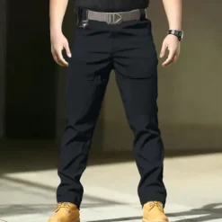 Clearance OUKU Men's Cargo Pants Combat Trousers Tactical Pants Trousers Pocket Plain Comfort Breathable Outdoor Daily Going out Fashion Casual Black Green