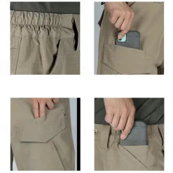 Clearance OUKU Men's Cargo Pants Combat Trousers Tactical Pants Trousers Pocket Plain Comfort Breathable Outdoor Daily Going out Fashion Casual Black Green