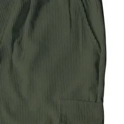 New OUKU Men's Cargo Pants Corduroy Pants Trousers Straight Leg Sweatpants Elastic Waist Drawstring Multi Pocket Plain Wearable Outdoor Daily Camping & Hiking Fashion Classic Black Army Green