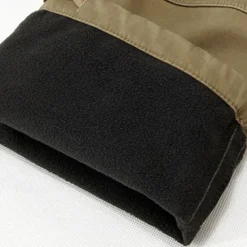 Outlet OUKU Men's Cargo Pants Fleece Pants Tactical Pants Trousers Buttons Multi Pocket Plain Warm Wearable Outdoor Daily Camping & Hiking Fashion Classic Dark Khaki Black
