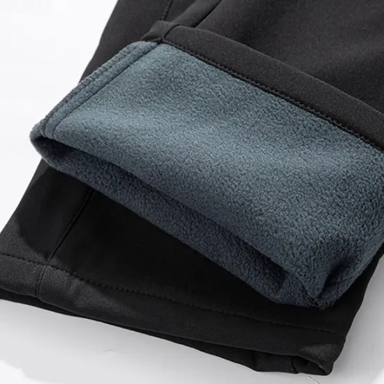 Best OUKU Men's Cargo Pants Fleece Pants Softshell Pants Combat Trousers Snow Pants Pocket Elastic Waist Reflective Strip Plain Waterproof Wearable Full Length Sports Outdoor Daily Classic Style Casual / Sporty