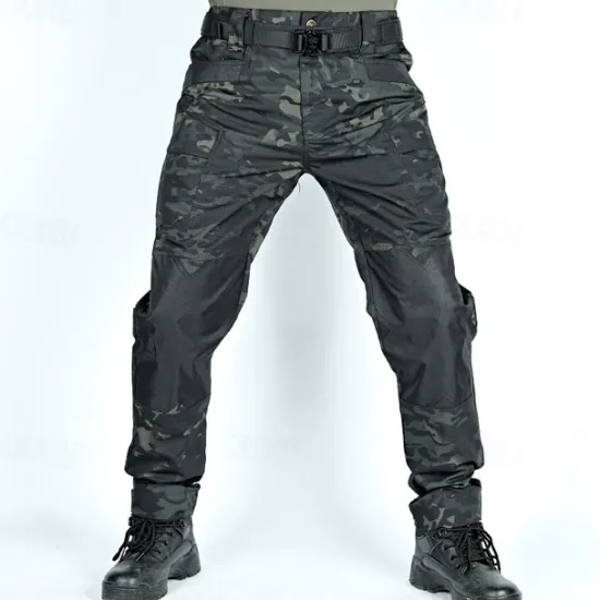 Outlet OUKU Men's Cargo Pants Hiking Pants Trousers Tactical Pants Military Camo Outdoor Regular Fit Waterproof Quick Dry Pants / Trousers Grey Hunting Climbing Camping / Hiking / Caving M L XL XXL Camouflage