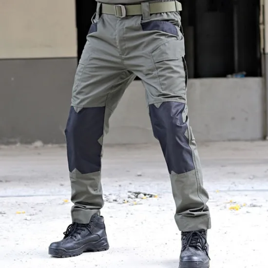 Outlet OUKU Men's Cargo Pants Hiking Pants Trousers Tactical Pants Military Camo Outdoor Regular Fit Waterproof Quick Dry Pants / Trousers Grey Hunting Climbing Camping / Hiking / Caving M L XL XXL Camouflage
