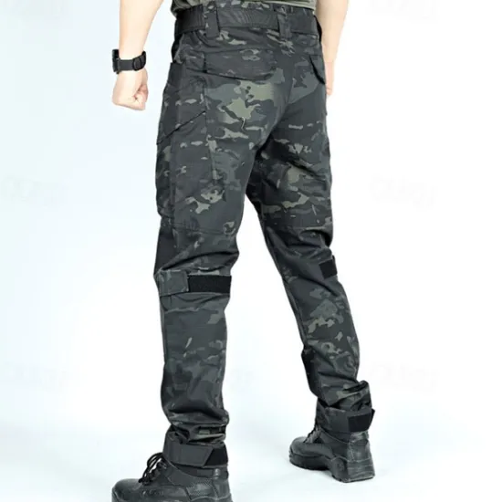Outlet OUKU Men's Cargo Pants Hiking Pants Trousers Tactical Pants Military Camo Outdoor Regular Fit Waterproof Quick Dry Pants / Trousers Grey Hunting Climbing Camping / Hiking / Caving M L XL XXL Camouflage