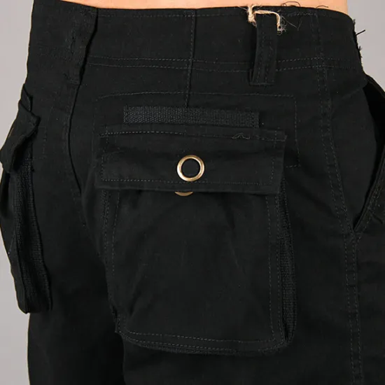 OUKU Men's Cargo Pants Hiking Pants Trousers Work Pants Military Outdoor Ripstop Breathable Quick Dry Multi Pockets Bottoms 6 Pockets Black Green Cotton Hunting Fishing Climbing 30 32 34 36 38