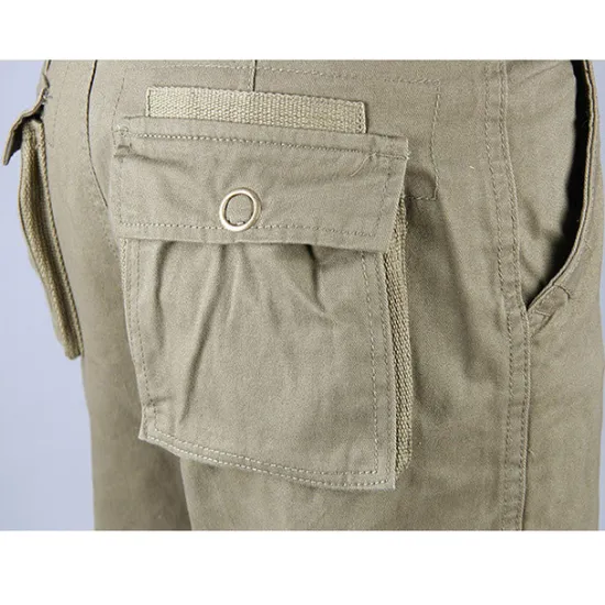 OUKU Men's Cargo Pants Hiking Pants Trousers Work Pants Military Outdoor Ripstop Breathable Quick Dry Multi Pockets Bottoms 6 Pockets Black Green Cotton Hunting Fishing Climbing 30 32 34 36 38