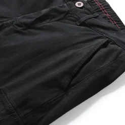 Online OUKU Men's Cargo Pants Joggers Trousers Buttons Multi Pocket Elastic Cuff Plain Wearable Outdoor Daily Camping & Hiking Fashion Classic Black Army Green