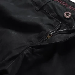 Online OUKU Men's Cargo Pants Joggers Trousers Buttons Multi Pocket Elastic Cuff Plain Wearable Outdoor Daily Camping & Hiking Fashion Classic Black Army Green