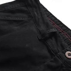Online OUKU Men's Cargo Pants Joggers Trousers Buttons Multi Pocket Elastic Cuff Plain Wearable Outdoor Daily Camping & Hiking Fashion Classic Black Army Green