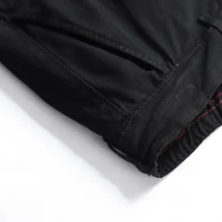 Online OUKU Men's Cargo Pants Joggers Trousers Buttons Multi Pocket Elastic Cuff Plain Wearable Outdoor Daily Camping & Hiking Fashion Classic Black Army Green