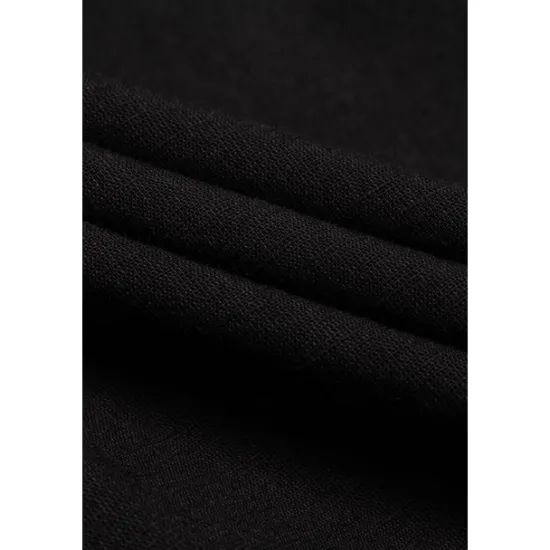 Outlet OUKU Men's Cargo Pants Linen Pants Summer Pants Beach Pants Drawstring Elastic Waist Plain Comfort Breathable Casual Daily Holiday Fashion Classic Style Black White