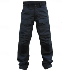 Sale OUKU Men's Cargo Pants Tactical Pants Trousers Camo Pants Buttons Multi Pocket Plain Wearable Outdoor Daily Camping & Hiking Fashion Classic Black Army Green