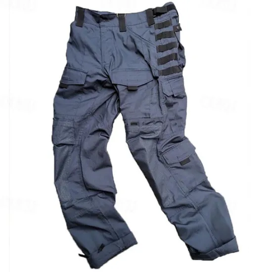 Sale OUKU Men's Cargo Pants Tactical Pants Trousers Camo Pants Buttons Multi Pocket Plain Wearable Outdoor Daily Camping & Hiking Fashion Classic Black Army Green