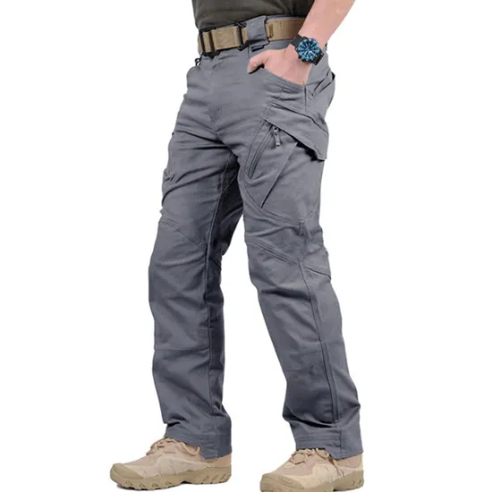 Best OUKU Men's Cargo Pants Tactical Pants Pocket Plain Waterproof Comfort Outdoor Daily Going out Fashion Casual Black Army Green