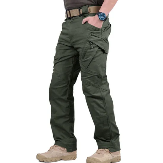 Best OUKU Men's Cargo Pants Tactical Pants Pocket Plain Waterproof Comfort Outdoor Daily Going out Fashion Casual Black Army Green