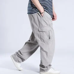 Clearance OUKU Men's Cargo Pants Tactical Pants Trousers Drawstring Elastic Waist Multi Pocket Plain Wearable Outdoor Daily Camping & Hiking Fashion Classic Black Yellow
