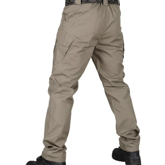 OUKU Men's Cargo Pants Tactical Pants Trousers Multi Pocket Plain Wearable Outdoor Casual Daily Cotton Blend Sports Fashion Black Army Green