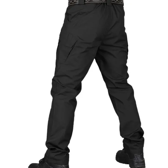 OUKU Men's Cargo Pants Tactical Pants Trousers Multi Pocket Plain Wearable Outdoor Casual Daily Cotton Blend Sports Fashion Black Army Green