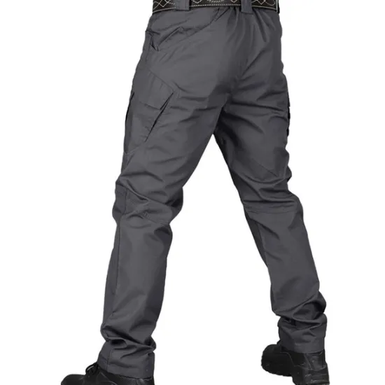 OUKU Men's Cargo Pants Tactical Pants Trousers Multi Pocket Plain Wearable Outdoor Casual Daily Cotton Blend Sports Fashion Black Army Green