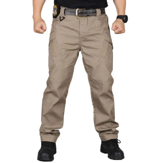 OUKU Men's Cargo Pants Tactical Pants Trousers Multi Pocket Plain Wearable Outdoor Casual Daily Cotton Blend Sports Fashion Black Army Green