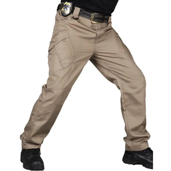 OUKU Men's Cargo Pants Tactical Pants Trousers Multi Pocket Plain Wearable Outdoor Casual Daily Cotton Blend Sports Fashion Black Army Green