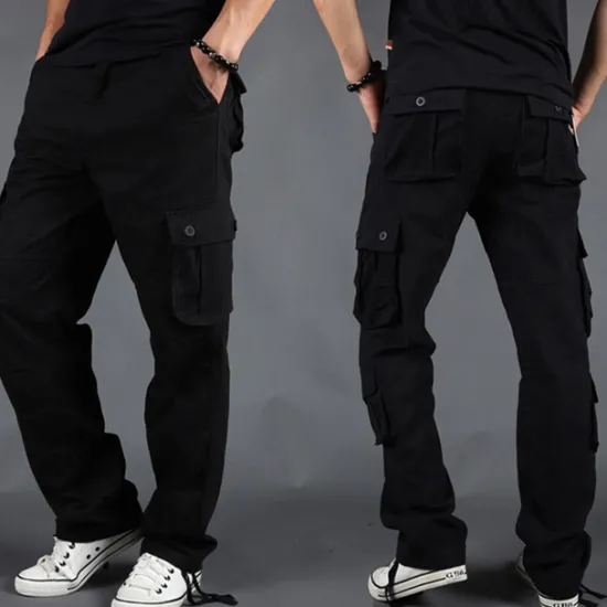 Outlet OUKU Men's Cargo Pants Tactical Pants Trousers Hiking Pants Buttons Multi Pocket Plain Wearable Outdoor Daily Camping & Hiking Fashion Classic Gray Green Grass Green