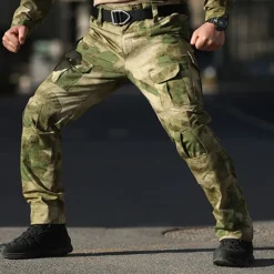 Sale OUKU Men's Cargo Pants Tactical Pants Trousers Hiking Pants Buttons Multi Pocket Camo Plain Wearable Outdoor Daily Camping & Hiking Fashion Classic Black Army Green