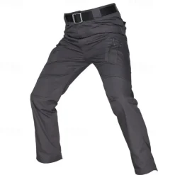 Discount OUKU Men's Cargo Pants Tactical Pants Trousers Buttons Multi Pocket Plain Waterproof Wearable Outdoor Daily Camping & Hiking Fashion Classic Black Green