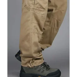 Online OUKU Men's Cargo Pants Tactical Pants Trousers Multi Pocket Plain Comfort Wearable Casual Daily Holiday Sports Basic Black Brown